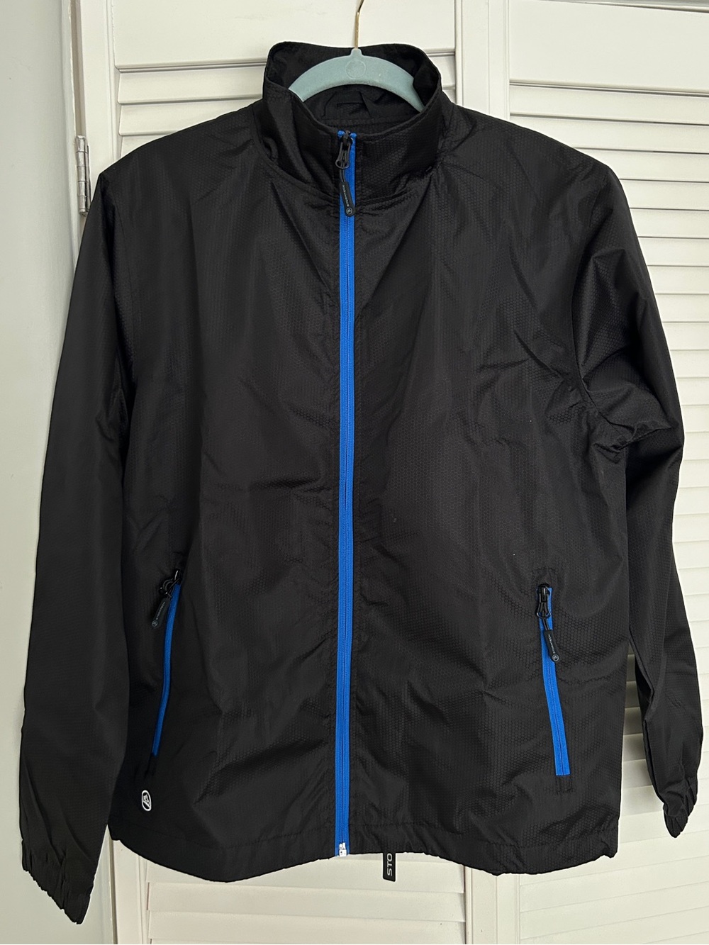 Stormtech Men's Windbreaker Jacket Water Resistant Small Black Outdoor Rain Gear